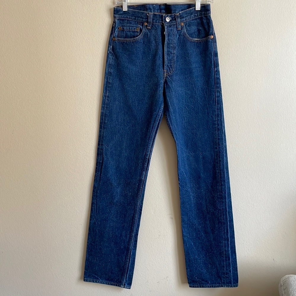 Vintage Levis 501s jeans.